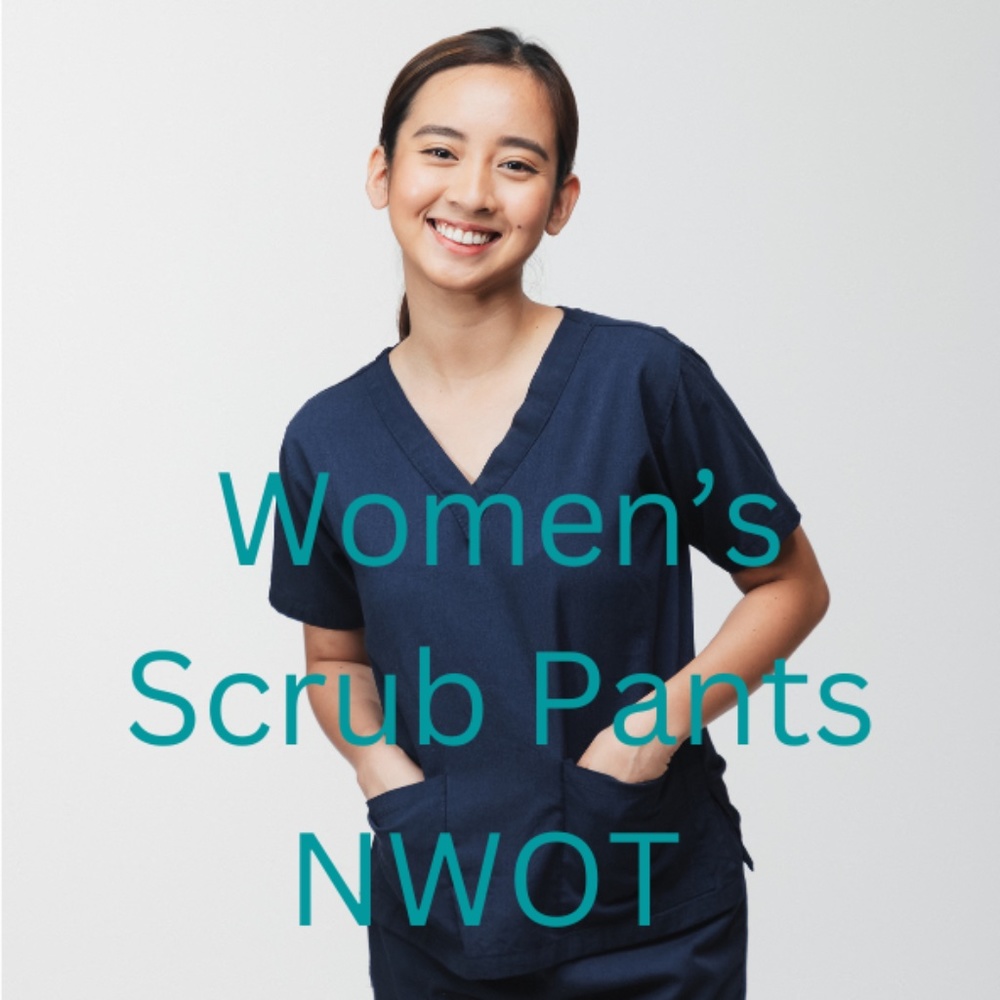 NWOT Women’s Scrub Pants sign
